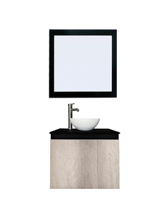 Gabinete Para Baño Con Ovalin Y Espejo Decorativo DELÉMONT - Decomobil
