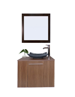 Gabinete Para Baño Izquierdo Con Espejo Decorativo VERNIER - Decomobil