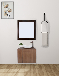 Gabinete Para Baño Izquierdo Con Espejo Decorativo VERNIER en internet