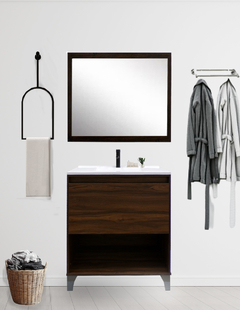 Gabinete De Baño Con Lavabo HIMALAYA , Llave y Cajon Minimalista en internet