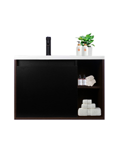 Gabinete De Baño CARLO Con Lavabo Y Llave Minimalista - Decomobil