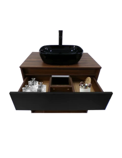 Imagen de Gabinete De Baño Con Llave Y Lavabo Minimalista ROY