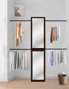 Closet Ropero Con Espejo Moderno Minimalista MILDRED - Decomobil
