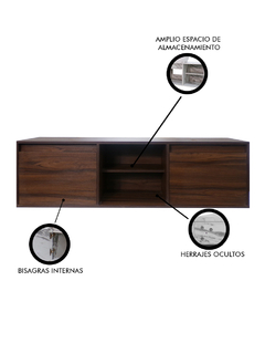 Gabinete De Baño DARCY De 140 Cm Minimalista Sin Lavamanos en internet