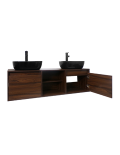 Gabinete De Baño Para Lavamanos Doble DARCY Minimalista - Decomobil
