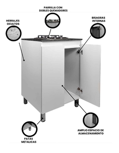 Imagen de Gabinete Inferior De Cocina MARGARITA Con Parrilla De Gas
