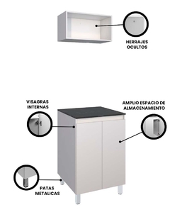 Gabinete Inferior Y Alacena BELEN Superior De Cocina - tienda en línea
