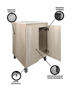 Gabinete Inferior De Cocina IRIS Para Parrilla - Decomobil
