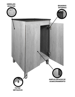 Gabinete Inferior De Cocina IRIS Para Parrilla