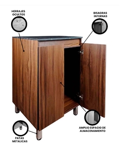 Gabinete Inferior De Cocina IRIS Para Parrilla - Decomobil