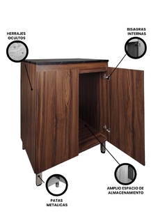 Gabinete Inferior De Cocina VIOLETA Mueble Para Parrilla - comprar en línea