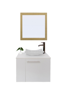 Gabinete Para Baño Izquierdo Con Espejo Decorativo VERNIER