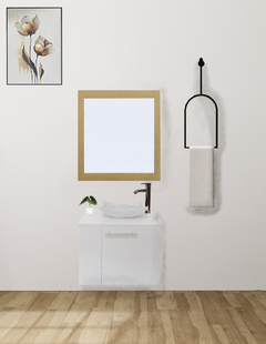 Gabinete Para Baño Izquierdo Con Espejo Decorativo VERNIER - tienda en línea