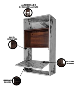 Organizador Gabinete De Almacenamiento SÍDNEY Flotante