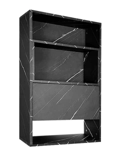 Imagen de Combo Gabinete Para Baño MONTREAL Con Sobre WC Y Botiquín.