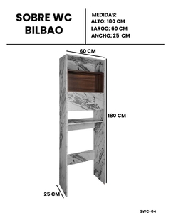 Organizador Gabinete De Almacenamiento BILBAO Para Baño