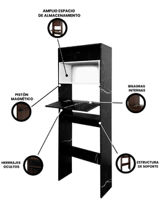 Imagen de Organizador Gabinete De Almacenamiento BILBAO Para Baño