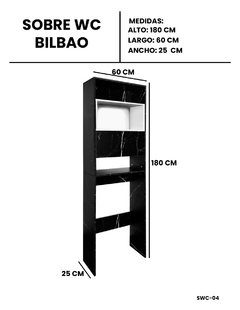 Organizador Gabinete De Almacenamiento BILBAO Para Baño
