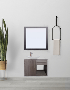Gabinete De Baño Con Espejo Decorativo SOLEURA