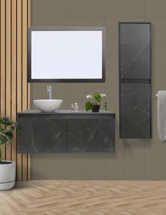 Gabinete De Baño Con Lavamanos Y Espejo Decorativo NYON - comprar en línea
