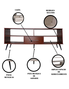 Mueble Para Tv Top Living Con Cajon - Decomobil