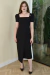 Vestido Tubinho Celebridade Preto.