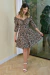Vestido Curto Flores ao Vento