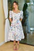 Vestido Midi Vale das Borboletas