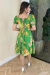 Vestido Midi Leve Frescor Verde na internet