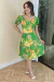 Vestido Midi Leve Frescor Verde