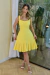 Conjunto Curto Melodia das Cores Amarelo - loja online