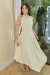 Vestido Assimétrico Ouro Branco