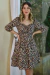 Vestido Curto Flores ao Vento