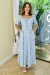 Vestido Supermidi Corais de Água Doce