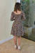 Vestido Curto Flores ao Vento