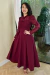 Vestido Supermidi Beleza Verdadeira Marsala na internet