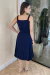Conjunto Midi Melodia das Cores Azul Marinho