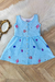 Vestido Infantil Planetinhas