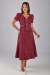 Vestido Supermidi Vinho Quente - loja online