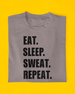 Camiseta Eat. Sleep. Sweat. Repeat. - Endorfinei