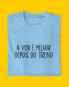 Camiseta Vida Melhor Com Treino - Endorfinei