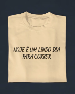 Camiseta Lindo Dia Para Correr na internet