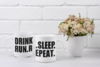 Caneca Drink. Sleep. Run. Repeat.