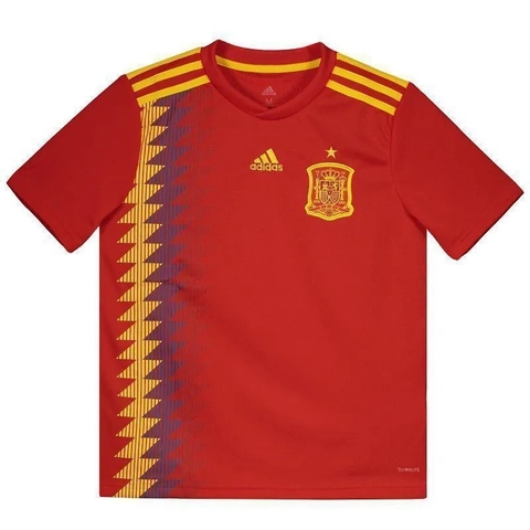 Camisa Adidas Espanha 1 Infantil 2018