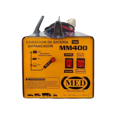 CARGADOR / ARRANCADOR DE BATERIA 30 AMP - MED MM400