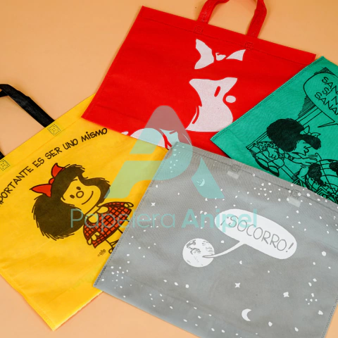 bolsas de friselina LINEA MAFALDA SURTIDAS X 100 BOLSAS - comprar online