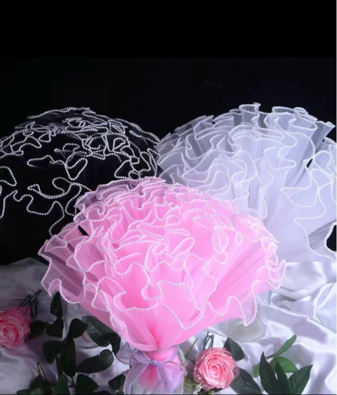 TUL CON PERLAS (X 4 mts)