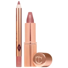 Charlotte Tilbury Mini Pillow Talk Lipstick & Liner Set-Pillow Talk