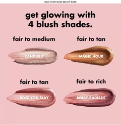 ELF HALO GLOW BLUSH BEAUTY WAND - Rosé you slay