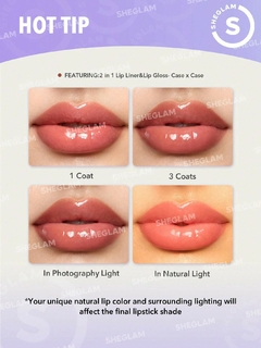 SHEGLAM Lip Rules Liner & Gloss Pen-Judgey Much - Select Beauty Argentina
